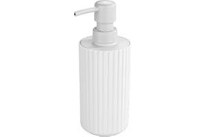 Allstar 23022100 dozownik mydła Minas, dozownik mydła w płynie, pojemność 0,28 l, 7 x 18 x 7 cm, biały