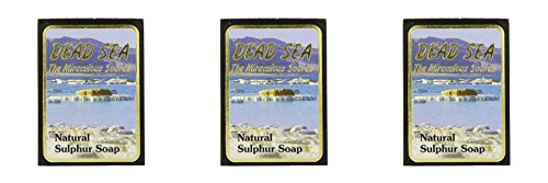 (3 PACK) - Malki Natural Sulphur Soap | 90g | 3 PACK - SUPER SAVER - SAVE MONEY