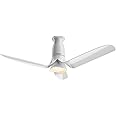 Crompton SilentPro Blossom 1200 mm Smart iOT Enabled Ceiling Fan | ActivBLDC Technology | Design Award - reddot Winner 2022 | 2X Silent | Remote control | 5 Years Warranty, (Glossy White)