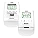 Price comparison product image Set of 2 Programmable Radiator Thermostats (Energy Saving Controller) HT 2000