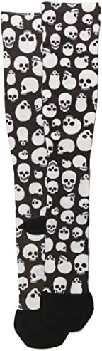 Celeste Stein Men's Therapeutic Compression Sock, Skulls, 0.15 Ounce