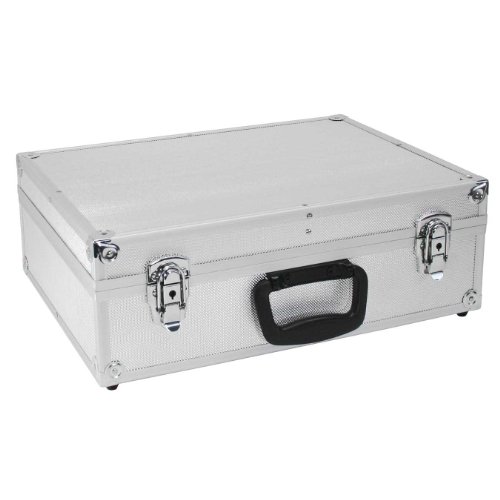 InLine 43017B unbestückt abschließbar Werkzeugkoffer Aluminium silber - 2