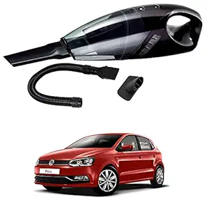 Oshotto - 100W Heavy Duty Super Suction 12V Car Vacuum Cleaner Compatible with Volkswagen Polo - Black