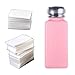 Well-Goal 1pcs New Empty Pump Dispenser Bottle And 400 X Lint Free Nail Art Wipes Acrylic Gel Tips For Nail Art Polish Remover