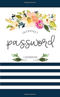 Password book: A Premium Journal And Logbook To Protect Usernames and Passwords: Modern Password Keeper, Vault, Notebook and Online Organizer with ... Calligraphy and Hand Lettering Design)