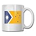 Produktbild Daawqee Becher Coffee Mug Australian Flag Mugs Personalized Ceramic Coffee Tea Cups Double-Side Printing 11oz