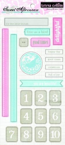 Sweet Afternoon Teresa Collins Designs Chipboard Elements No. 1