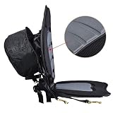 respaldo kayak Este asiento está diseñado para adaptarse a la mayoría de los kayaks y canoas y hacer que sus deportes acuáticos sean seguros y agradables.