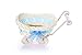 ASVP Shop® BABY PRAM SMALL HAMPER WICKER BASKET BABY SHOWER PARTY GIFTS (Baby Blue)