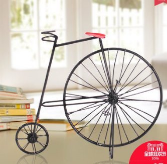 Vintage Decoración Retro Creativo Hierro Bicicleta Pequeño Sala Dorm