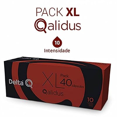 Delta Q Pack Xl Café Tostado Molido 40 Cápsulas Qalidus Delta Q 40 X 5.5 G