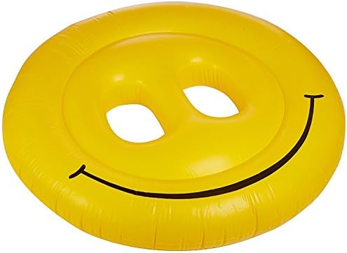 Giant Inflatable Smiley Face Toy, Pool Float Toys for Beach, Pools and Lounge Party for Adults and Kids