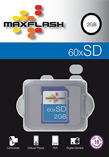 Maxflash Secure Digital (SD) Card 2GB Speicherkarte (original Handelsverpackung) - 2