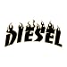 WallDesign Diesel Fuel Tank Car Sticker Gold Flames RS.130.00