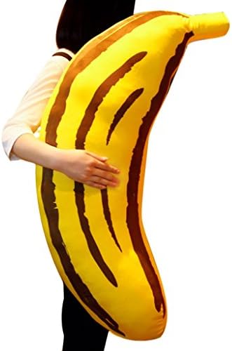 WYQLZ Cartoon Big Banana Soft Toy Hold Pillow Home Office Lovely Child Personality Creative Cushion ( Size : 90cm )