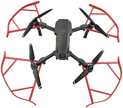 Aladdin Digital Replacement Prop Propeller Guards Protector Cover Bumpers / Landing Gear / Red, Yellow, Blue, Black ,White ,Multi-Color Optional For DJI Mavic Pro Drone Accessories (Red)