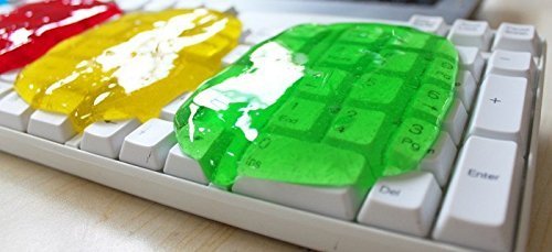 matecamera 2 Magic Tastatur Cleaner Gel Sticky Jelly Desktop Laptop Computer Staub Entferner Flexible Soft Kleber - 6