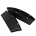 Produktbild BeiLan 2 stücke Auto Seat Catcher Truck Sitz Seitentasche Caddy Fahrzeug Sitz Gap Slit Speicher Organizer Interieur Automobil Zubehör Zwischen Sitz und Konsole (Schwarz)