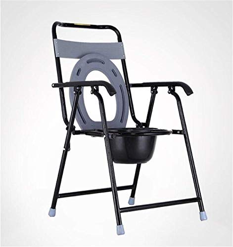 Preisvergleich Produktbild Moontang Toilettenstuhl, leicht zusammenklappbar, mit hoher Topf, leicht abnehmbar -