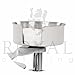 Royal Catering - RCHM-100 - Burger Machine - for patties with a diameter of 10 cm - made from stainless steel