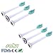 Produktbild Sohv® Ersatz Aufsteckbürsten, Kompatibel Mit Philips Sonicare HX6013/05(HX6011,HX6012) ProResult Bürstenaufsatz, Standard,6 Stück(2er-Pack)[3,6,9,12,15,18 Stück Verfügbar],weiß.