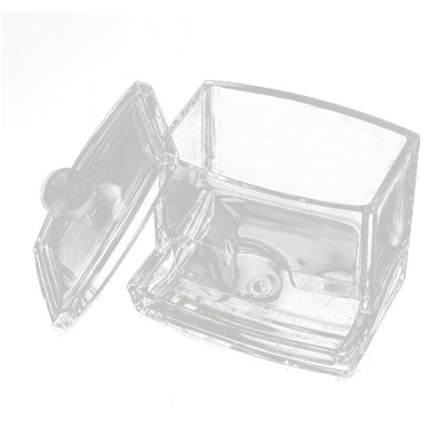 Tupferhalter – TOOGOO(R)Plexiglas Baumwolltupfer Q-Tip Speicher Halter Box Kosmetik Makeup Kasten - 4
