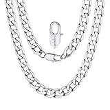 ✌Ein perfektes Geschenk -- Eine Samttasche mit dem Chainspro-Logo. Einfache und klassische Kette, die zu Ihrem persönlichen Stil passt. Die Kanten jedes Gliedes sind glatt, nicht zerkratzt oder gezogen und angenehm zu tragen. Es ist so einfach und für jeden geeignet.