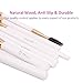 DUcare 8Pcs Travel Makeup Brushes Goat Synthetic Hair Cosmetic Set with Case