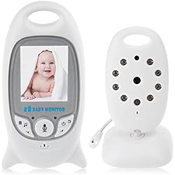 iLifeSmart Ecoute Bébé Vidéo Babyphone/Moniteur Bébé sans Fil avec Caméra Surveillance 2.0”Ecran &Vision de la Nuit … (VB601)