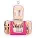 Produktbild S.R HOME Kulturbeutel Zum Aufhängen für Männer und Frauen, Kulturtaschen, Waschtasche, Reisetasche, Kosmetiktasche groß für Koffer & Handgepäck, Toilettentasche und Waschbeutel. (Rosa)