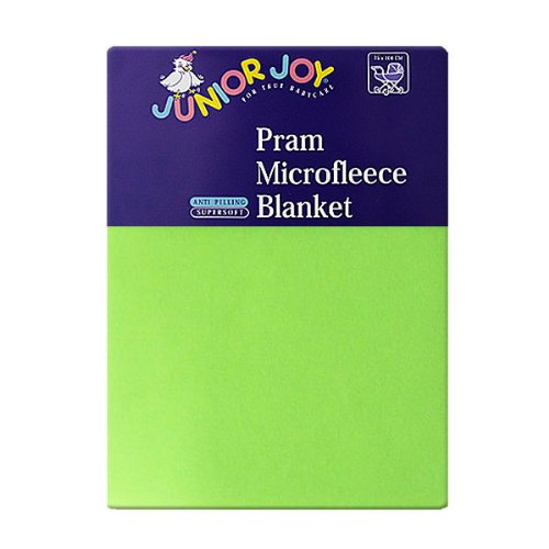 Junior Joy Pram Fleece Blanket (Lime)