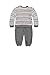 Kanz Baby Boys T-Shirt 1/1 Arm + Jogginghose T-Shirt Crew Neck Long Sleeve Clothing Set, Multicoloured (y/d Stripe Multicolored 0001), 3 - 6 Months