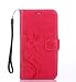 Produktbild Huawei Nova Young Case,Stylishly Wallet Cover GOGME [Embossed Wallet Series],Beautiful and Elegant Pattern(Butterfly) Premium PU Leather Flip Handset Shell with Stand and Card Slots