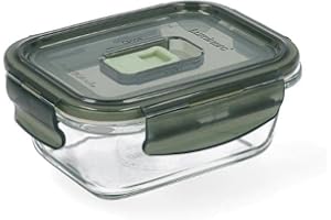 Luminarc Pure Box Active pojemnik na żywność, prostokątny, 38 cl, oliwkowy, szkło