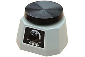 ESTABETER 100W Elektrisch Gipsrüttler Rüttelplatte, 4'' Round Dental Lab Oszillator Runder Gipsrüttler Dental Gipsrüttler Lab Equipment Vibrator Dentallabor