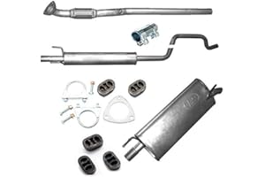 Polmo Auspuff MITTELSCHALLDÄMPFER ENDSCHALLDÄMPFER VORDERROHR + Anbauteile