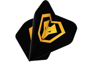 FOCO Officially Licensed Wolverhampton Wanderers Football Club 100 Micron No 2 Shape Dart Flights, Available in Multiple Designs And Pack Sizes