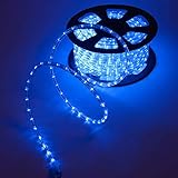 Radiato ES LED Strip Rope Light,Water Proof,(Home Decoration,Festive Lights,Diwali Lights, led Lights) with Adapter. (Blue, 3