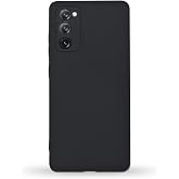 KZY Contact Cover Camera Protected Inside Velvet Launch Silicone Case Compatible with Samsung Galaxy S20 FE - Black
