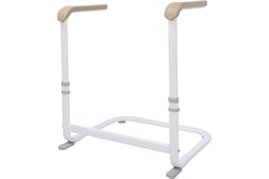 GLORLLIANT Mobility Standing Aid Rail For Couch, 6-Speed Height Adjustable Chair Couch Stand Aid, Chair Lift Assist For Elderly, Disabled People, Sofa Stand Assist From Sofa,Couch,Bed,Chair, 62x49.5x67.8~80.3 Cm
