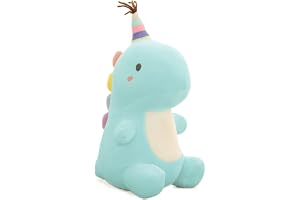 Mislaxy Kawaii dinosaurie-plyschleksak, söt gosedjur, docka, dinosaurie-leksak, julklapp, födelsedagspresent, 30 cm