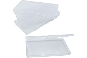 WYAN 4 Stück Aufbewahrungsboxen, klare Kunststoffperlen Aufbewahrungsbehälter Box