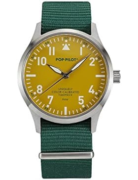 Pop-Pilot Unisex-Armbanduhr PHW Analog Quarz Nylon P4260362631038