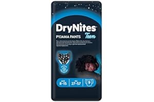 Huggies DryNites Lot de 9 culottes de pyjama pour garçon de 8 à 15 ans