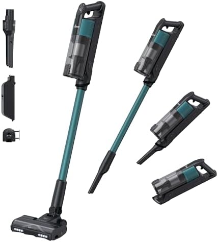 Hoover HF3 CORE Aspirapolvere Senza Filo, fino a 110 AW, 60 minuti di autonomia, Anti-Twist, spazzola All Floor con doppio bordo di pulizia, versatile, QuickPark, portatile [HF3CZ10H]
