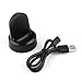 Produktbild HermosaUKnight Wireless Stand Charging Dock Base Tragbares Mini-Smart-Uhr-Ladegerät für Samsung Galaxy Gear S3 Classic/Frontier-Schwarz