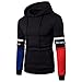 Produktbild Männer Hoodies Outwear,Moonuy Herren Langarm Brief Hoodie Kapuzen Sweatshirt Top T Outwear beiläufige Bluse,Hoodie Herren,Under Armour Hoodie Herren,Mantel Herren (Schwarz, EU 40 / Asien XL)