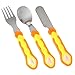 Vital Baby Stainless Steel Cutlery Set (Orange)