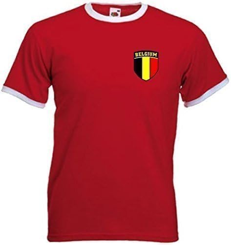 Invicta Screen Printers Belgium Belgian Belgique Belgien Retro Style Football Team T-shirt