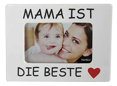 Fotorahmen Bilderrahmen Mama ist die Beste zum Danke sagen Geschenk zum Muttertag Geburtstag Geschenkidee für jeden Anlass - 2